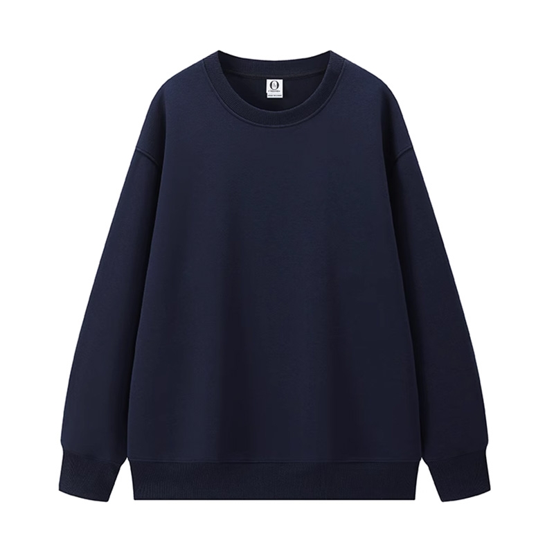 棉質圓領衛衣定製印字刺繡logo秋冬餐飲超市企業員工工作服