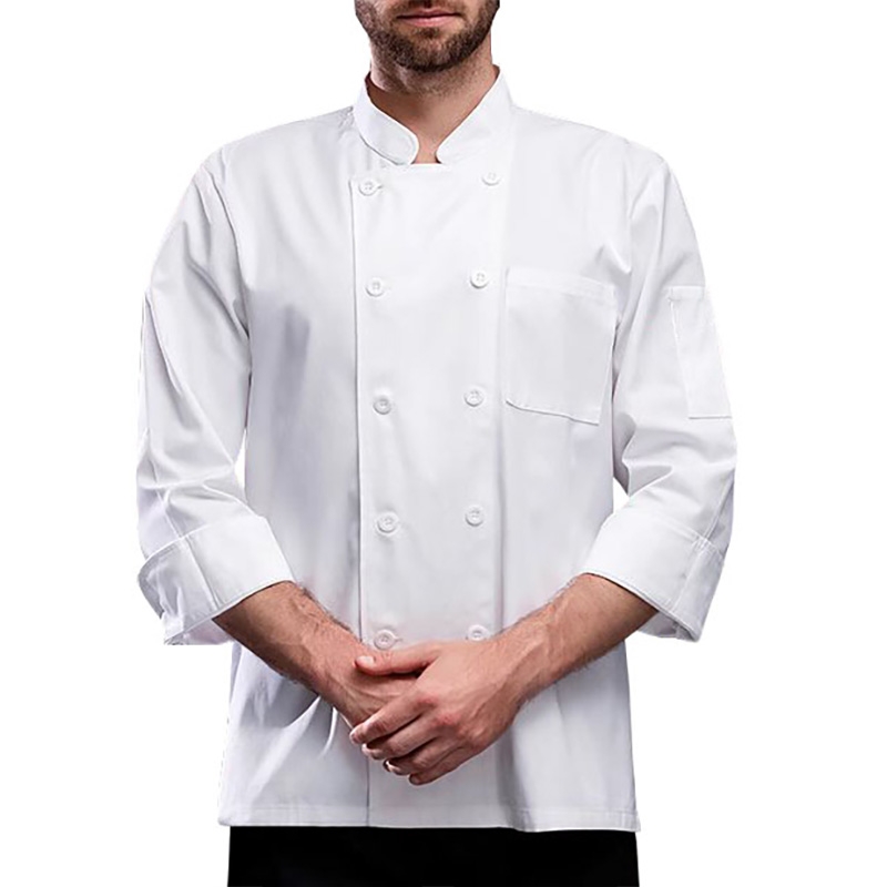 白色廚師服，烹飪專業人士傳統廚師夾克