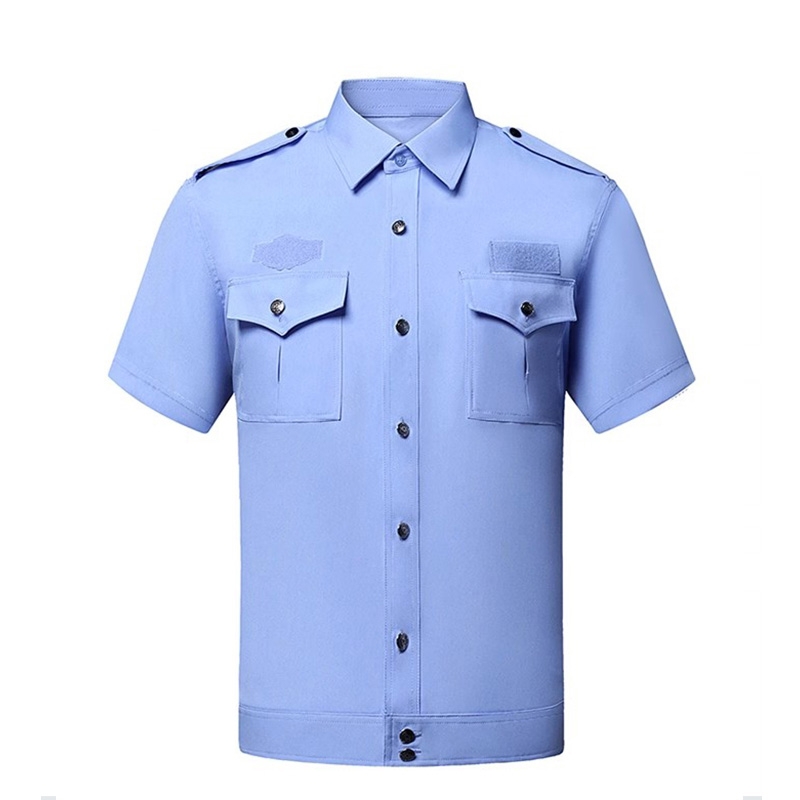 夏季執勤服短袖襯衣，保安服物業公司工作服